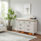 Parker House Changing Stations Linen / Warm Oak Parker House Artisan Changing Tray
