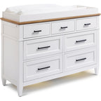 Parker House Changing Stations Linen / Warm Oak Parker House Artisan Changing Tray