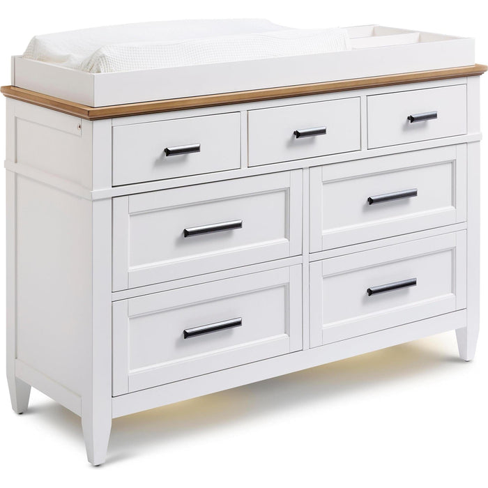 Parker House Changing Stations Linen / Warm Oak Parker House Artisan Changing Tray