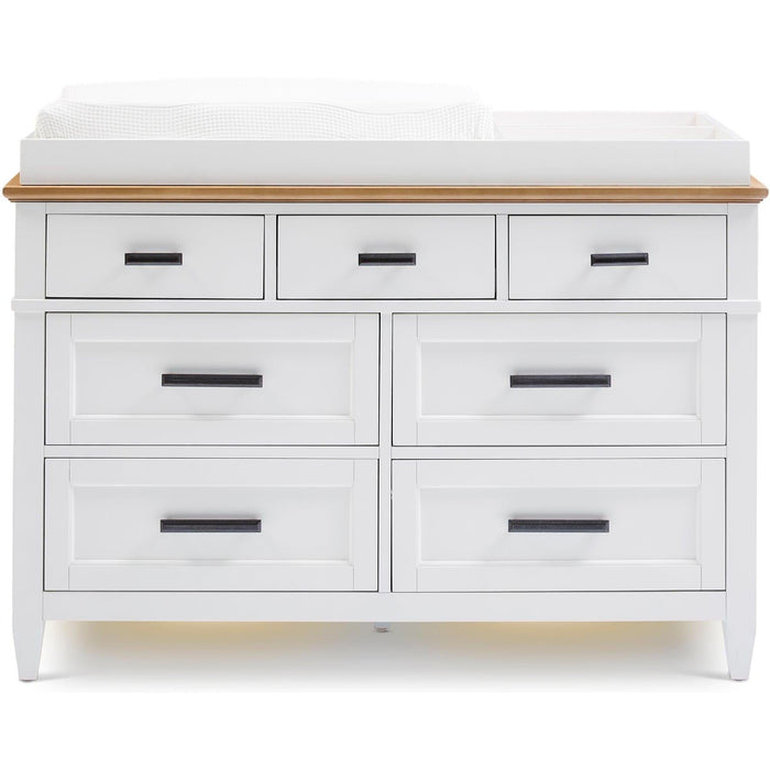 Parker House Changing Stations Linen / Warm Oak Parker House Artisan Changing Tray