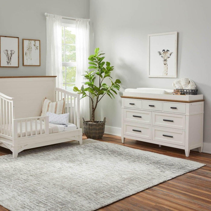Parker House Changing Stations Linen / Warm Oak Parker House Artisan Changing Tray
