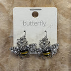 Pearled Bee Earrings