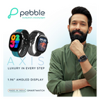 Pebble Axis SmartWatch - 1.96 Amoled Display