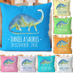 Personalize Name Cushion Dinosaur 03