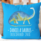 Personalize Name Cushion Dinosaur 03
