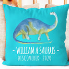 Personalize Name Cushion Dinosaur 03