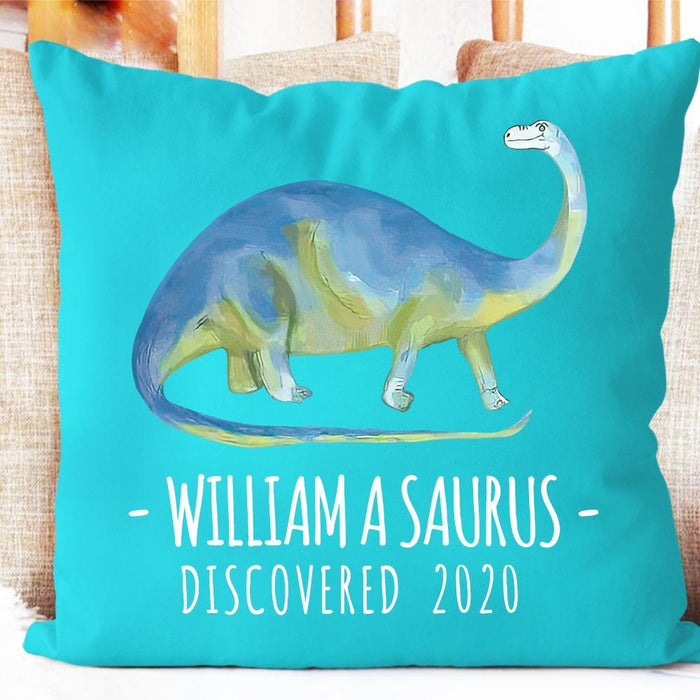 Personalize Name Cushion Dinosaur 03