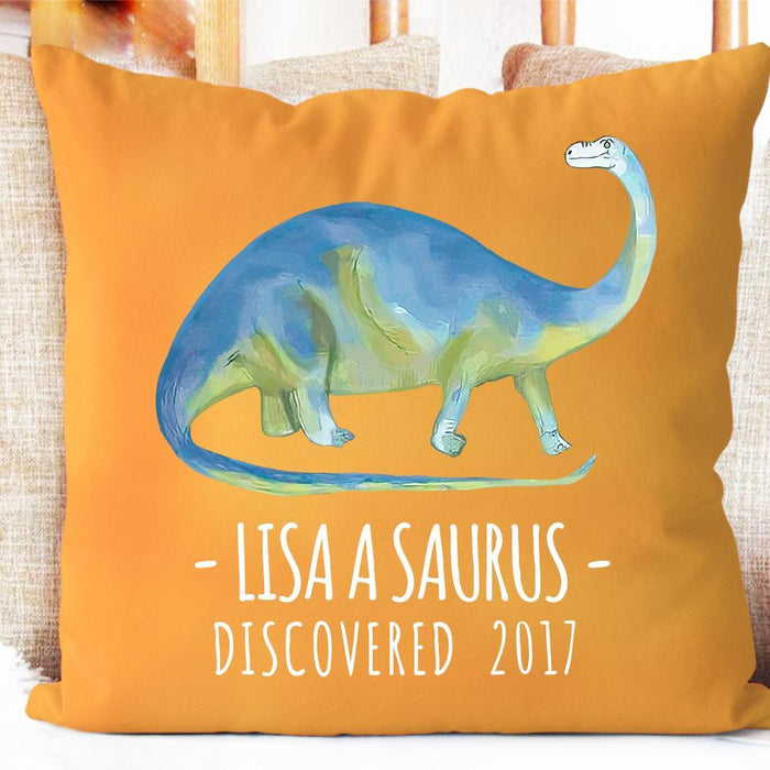 Personalize Name Cushion Dinosaur 03