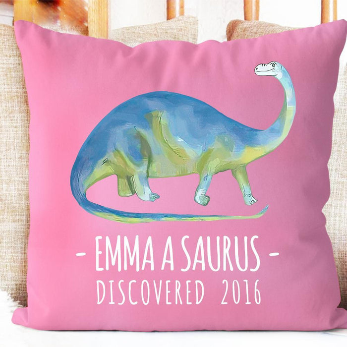 Personalize Name Cushion Dinosaur 03