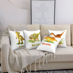Personalize Name Dinosaur Pillow I01