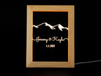 Personalized Engraved Acrylic Light Up Sign - 10