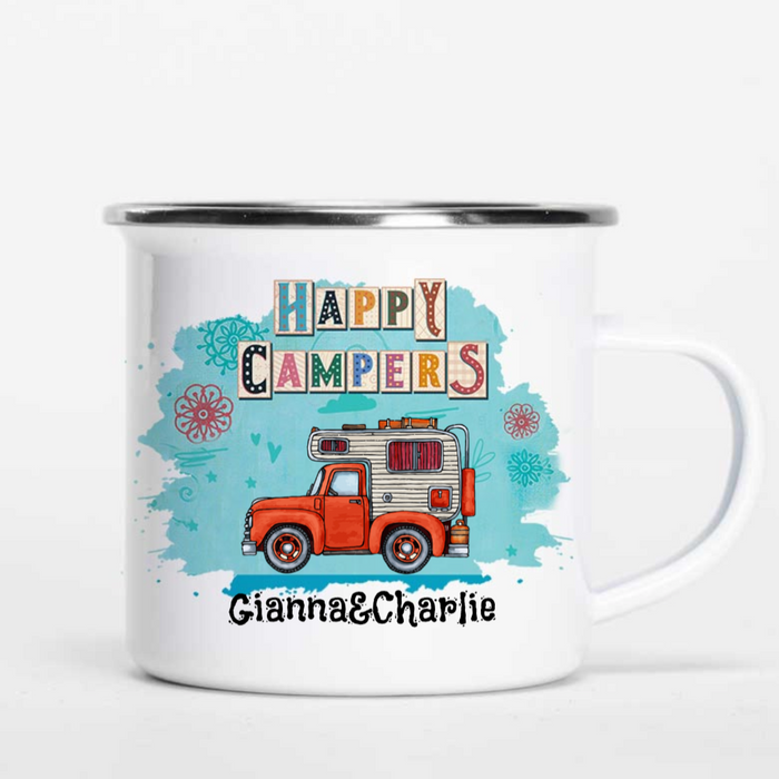 Personalized Happy Campers Mugs - Truck I14