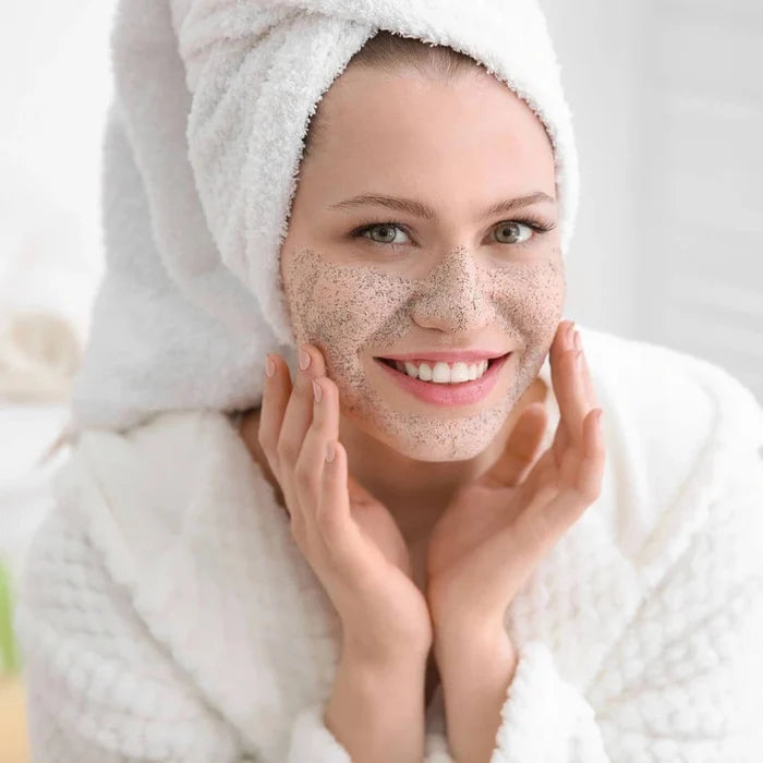 Pomegranate & Apricot Facial Scrub Skin Polish skincare