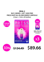 (BUY 2+1 FREE) PRESS SHOT ENERGY AMPOULE