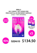 (BUY 3+2 FREE) PRESS SHOT ENERGY AMPOULE