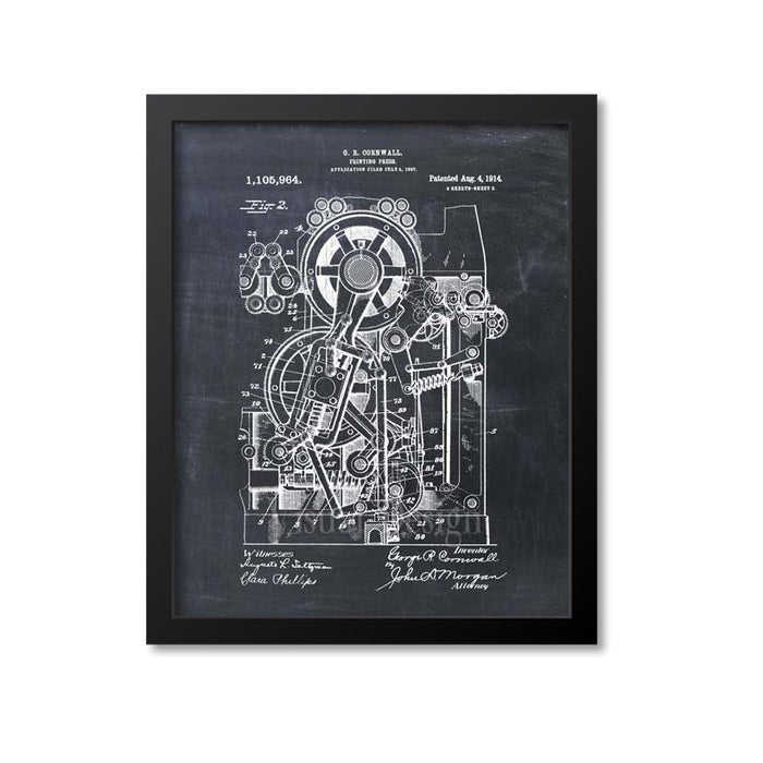 Printing Press Patent Print