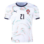 Puma Diogo Jota Portugal Away Jersey 25/26 (Puma White/Puma Black) | SoccerWearhouse