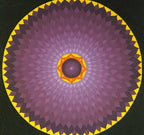 Purple lotus mandala thangka
