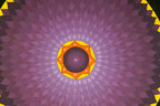 Purple lotus mandala thangka