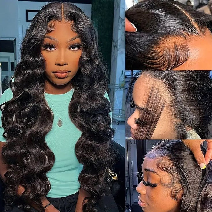 qvr glueless wigs body wave texture