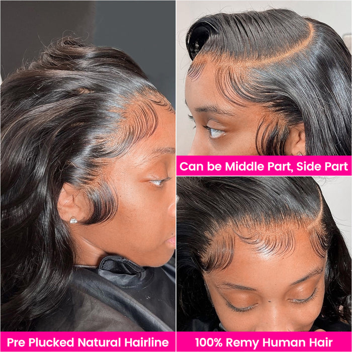 qvr glueless wigs with 13x6 lace frontal