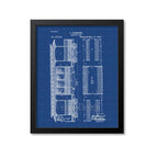 Railway Car Patent Print