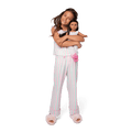 Raquel’s™ Coastal Stripes Pajamas for Girls & 18-inch Dolls