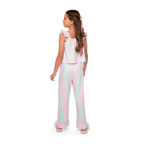 Raquel’s™ Coastal Stripes Pajamas for Girls & 18-inch Dolls