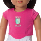 Raquel's™ Piney Point Pickleball Outfit for 18-inch Dolls (Girl of the Year™ 2026)