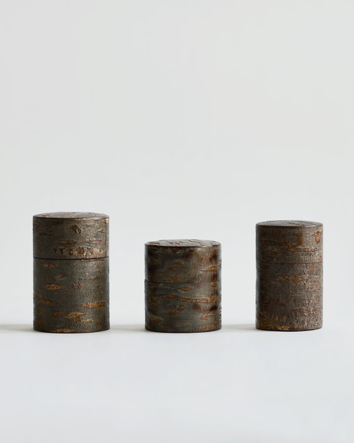 Raw Cherry Bark Tea Canister - Tall