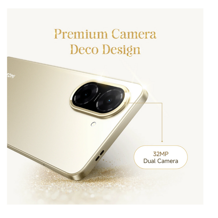 Redmi A5 4G| 6.88 inches Display | 32MP Single camera | 8MP Front camera | Android 15 | 5200 Mah Battery