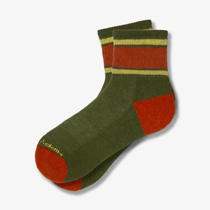 Retro Stripe Quarter Crew Socks 3-Pack