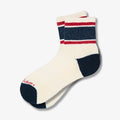 Retro Stripe Quarter Crews - Patriots