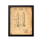 Rocket-Propelled Missile Patent Print