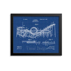 Roller Coaster Patent Print