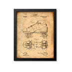 Roller Skate Patent Print