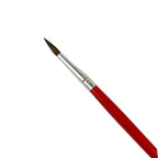Round Fitch Touch Up Brush Fine Camel Hair Paint Brush 6 Pack