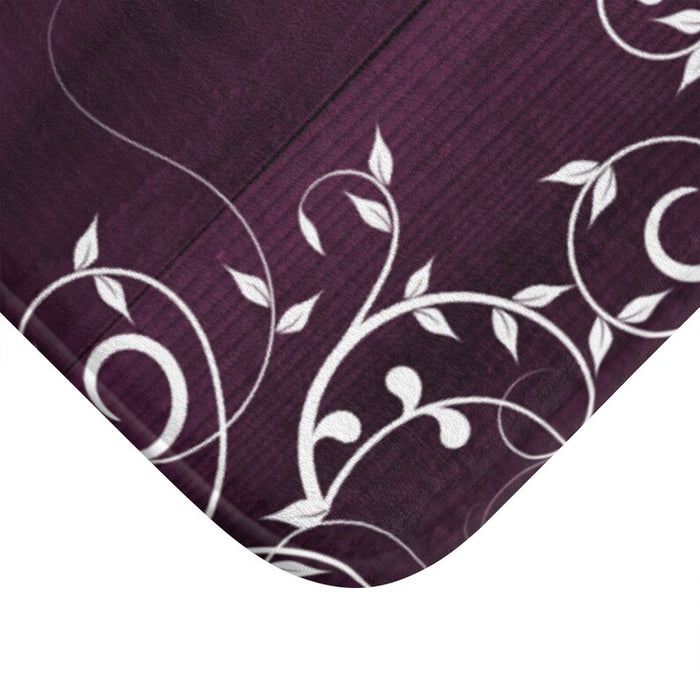 Rustic Purple "Grateful Thankful Blessed" Kitchen Memory Foam Mat - MAT109