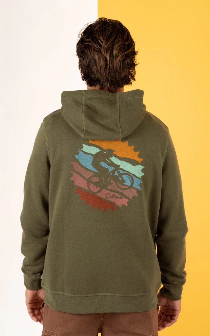 SALTROCK Mtb Colour - Mens Pop Hoodie - Green