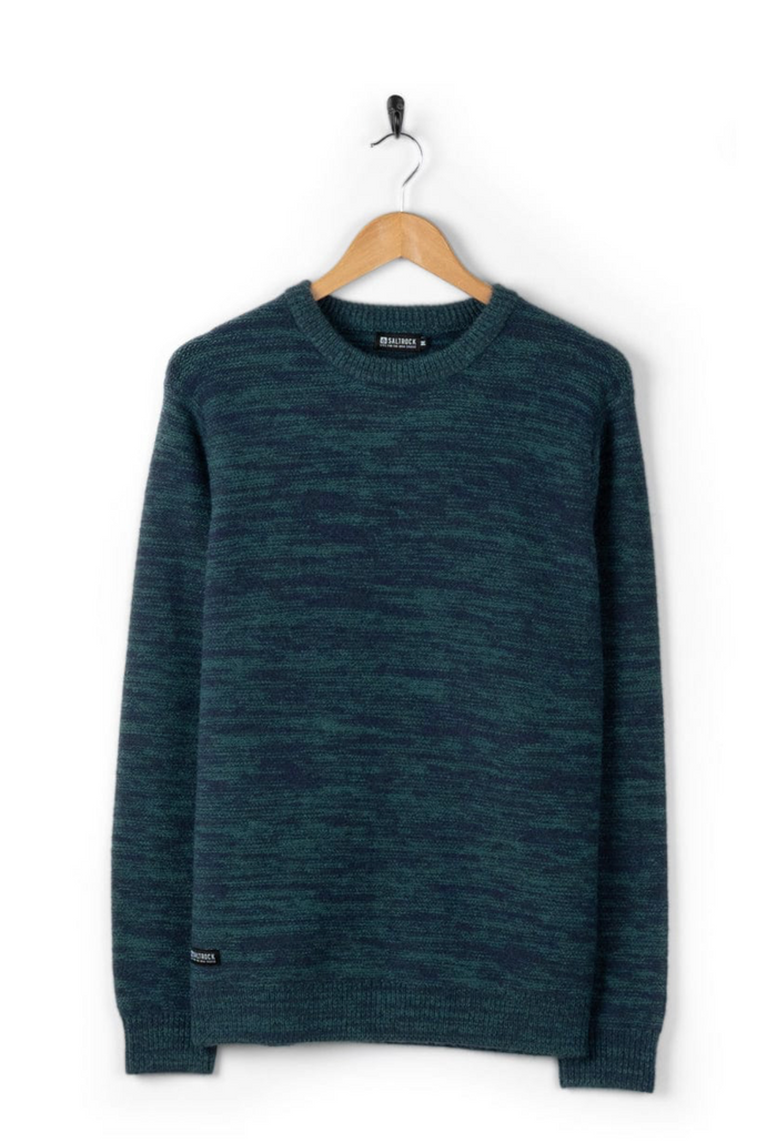 SALTROCK Reader - Mens Knitted Jumper - Blue