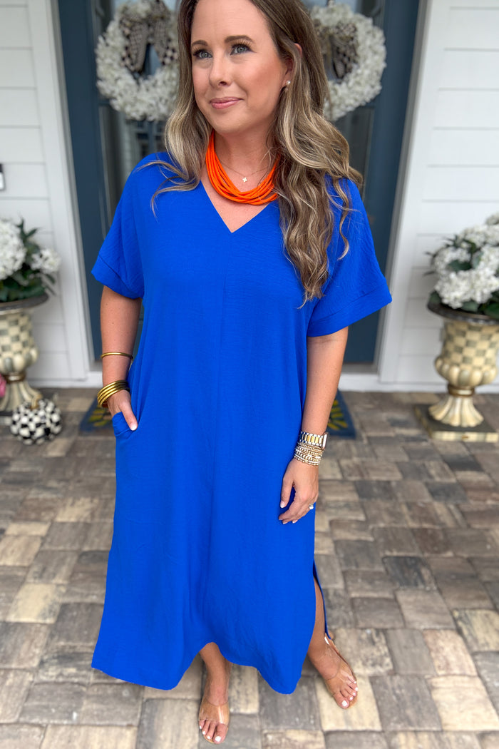 Saturday Maxi Dress - Royal Blue