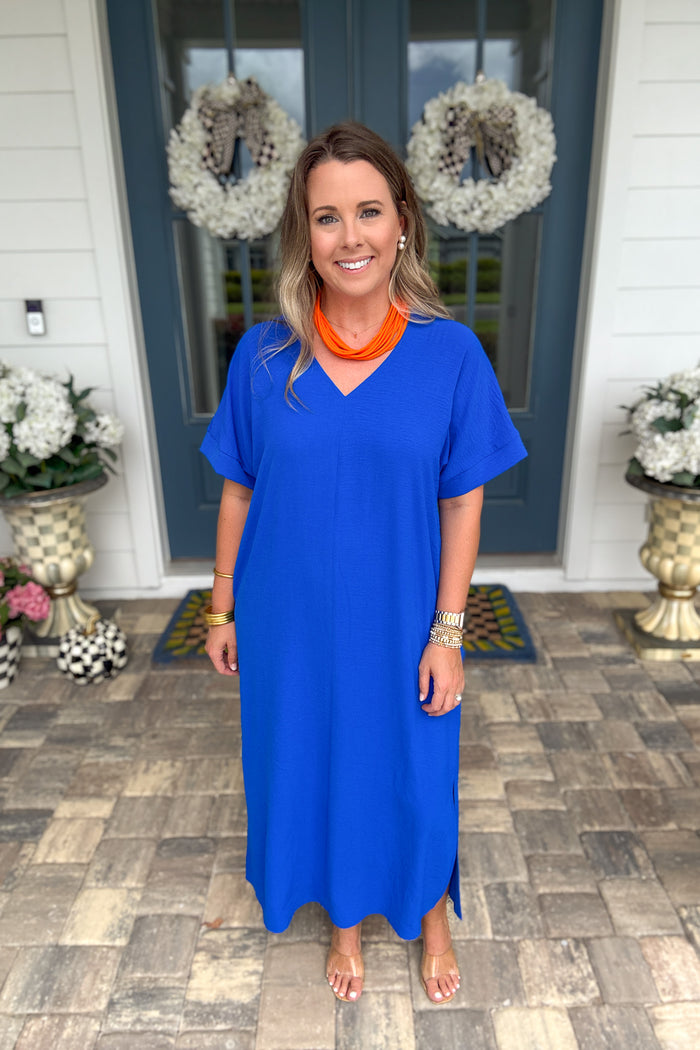 Saturday Maxi Dress - Royal Blue