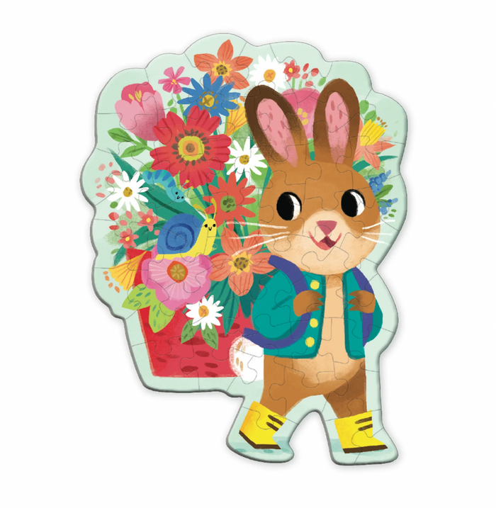 Scratch & Sniff Mini Puzzle: Bunny Bouquet