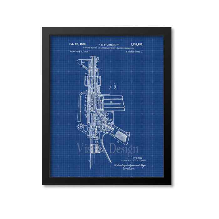 Semi Automatic Rifle Patent Print