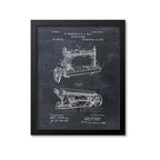 Sewing Machine Patent Print