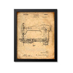 Sewing Machine Patent Print