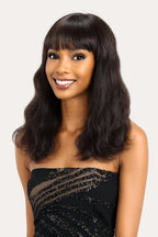 SHAKE N GO NAKED UNPROCESSED BRAZILIAN REMY 100% HUMAN HAIR WIG - S-WAVE(M) - BSW BEAUTY CANADA