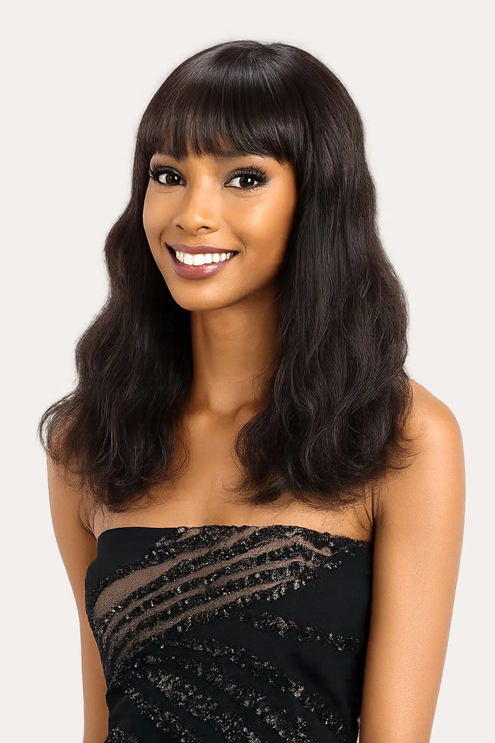 SHAKE N GO NAKED UNPROCESSED BRAZILIAN REMY 100% HUMAN HAIR WIG - S-WAVE(M) - BSW BEAUTY CANADA