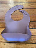 Silicone Bibb - slate blue