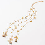 Sitara Crystal Tassels - Parandi - Gold